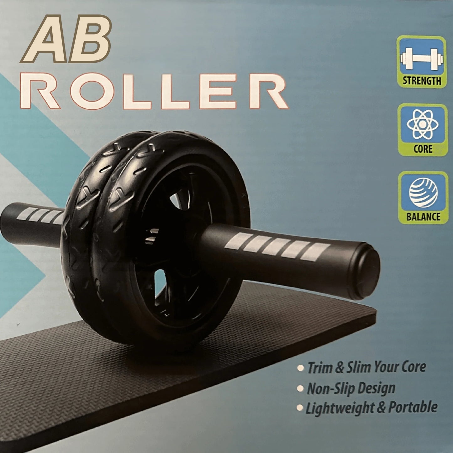 Jupitergear Ab Roller Wheel with Kneeling Pad for Abdominal and Core Strength Training for Men and Women